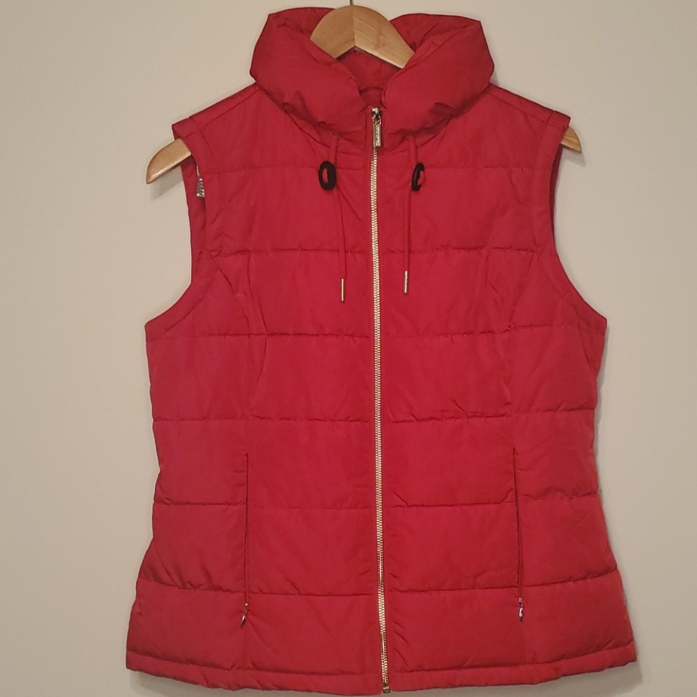 Calvin Klein Red Puffer Vest